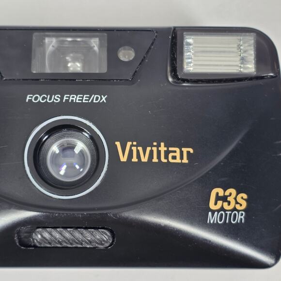 VIVITAR C3S MOTOR 35MM FILM CAMERA (EZ 35) BUILT-IN FLASH + MOTOR ADVANCE TESTED - Picture 13 of 14